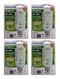 Philips (4 Pack) 408674 14W 60-watt Silicone Covered Outdoor Post Light CFL Light Bulb