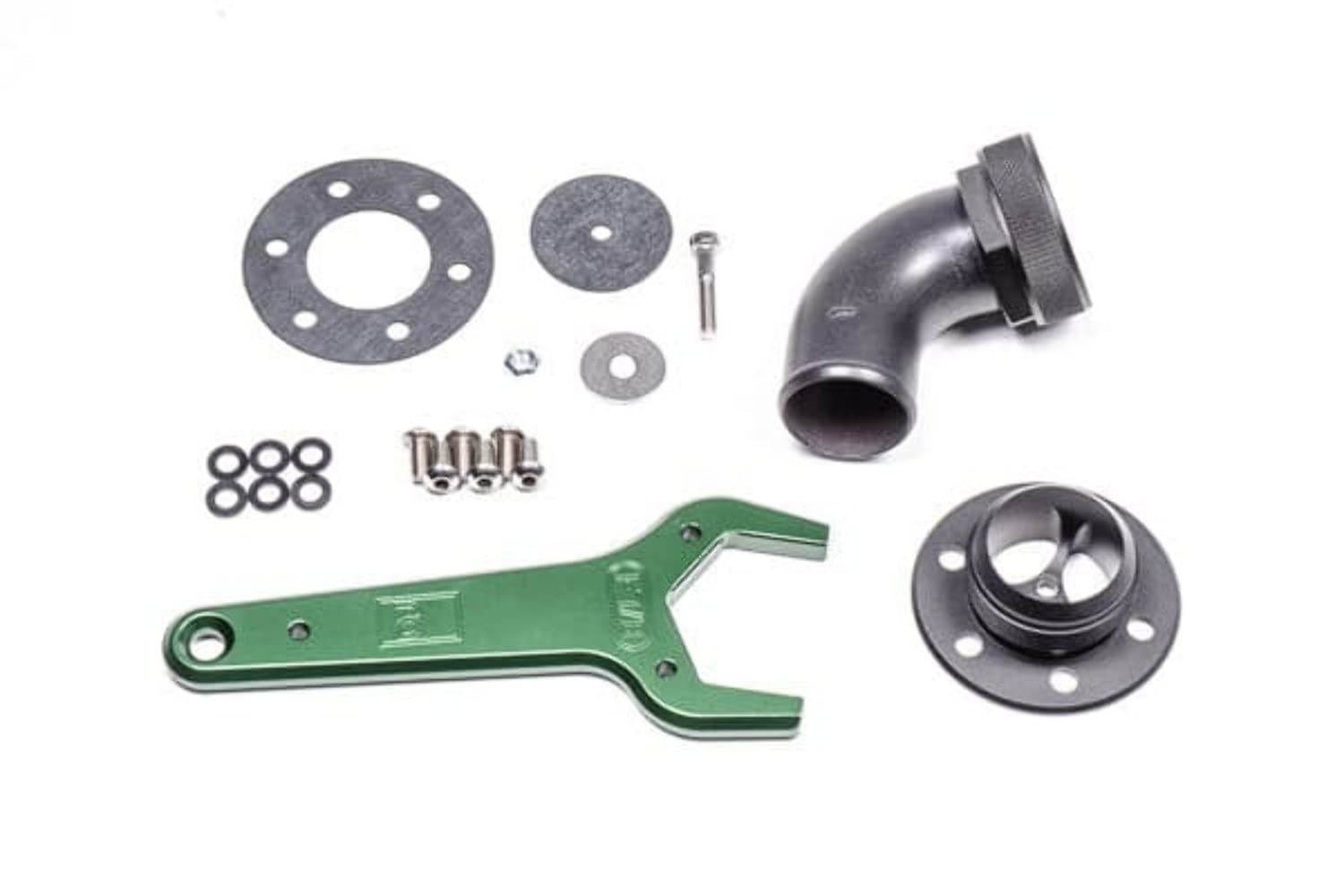 Remote Mount Fill Neck - 24AN Elbow - 1.5in Barb 20-0547