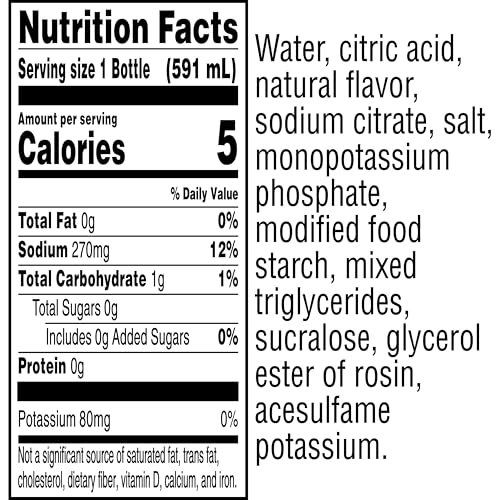Image of Gatorade Zero Sugar Glacier Cherry Thirst Quencher Sports Drink, 20 Fl Oz Bottles, 8 Pack