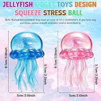 OESINS 2Pcs Jellyfish Squeeze Toys, Drop Malt Sugar Ball Relieve Stress — image 2