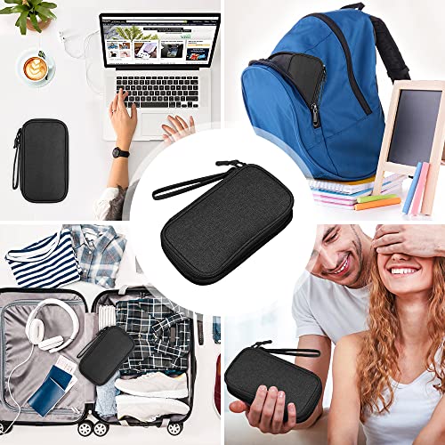 Bloce Travel Cord Organizer, Electronic Organizer, Travel Cable Organizer, Portable Waterproof Double Layers Tech Organizer For Cable, Cord, Charger, Phone, Earphone (Black) #TOP6