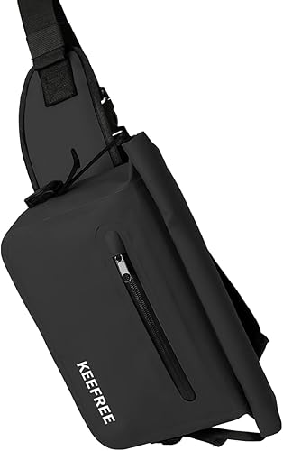 Miniatura 2 de Riñonera impermeable enrollable, cangurera de pesca con correa ajustable, bolsa de aparejos ligera multifuncional para deportes al aire libre,