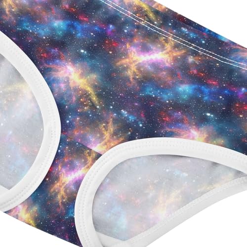 Joisal Vivid Nebula Galaxy Toddler Girls Underwear 2t Cotton Panties Little Girl Bright Briefs Kids Undies4