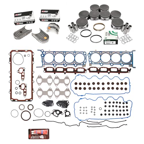 Mizumo Auto MA-9761299629-7 Full Gasket Set Pistons Bearings Compatible With/For 04-06 Ford Lincoln 5.4L TRITON 3-VALVE