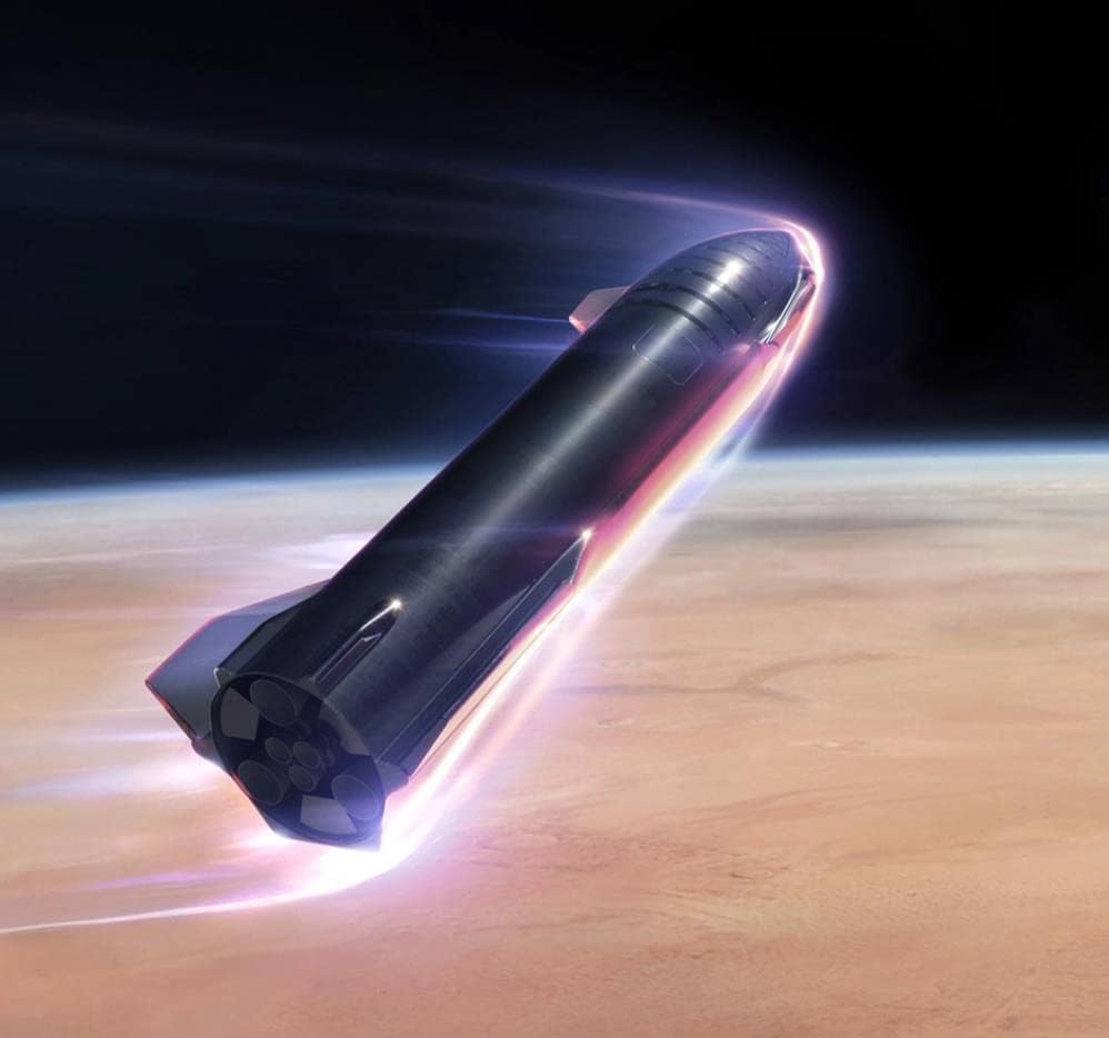 Miniatura 8 de SpaceX - Modelo de cohete de nave estelar superpesado, modelo BFR, decoración de escritorio, hogar, oficina, 12.5 pulgadas