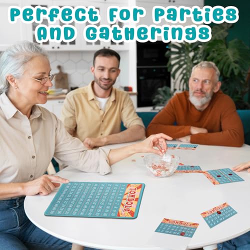 Juego Tombola Bingo, tradicional italiano hasta 24 jugadores miniatura 5