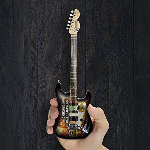 Image of The Sports Vault NHL Unisex Woodrow Guitar NHL Collectible Mini NorthEnder Guitar