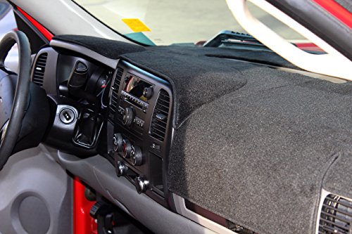 Angry Elephant GMC Sierra and Chevrolet Silverado Black Carpet Dashboard Cover- Fits 2008-2013