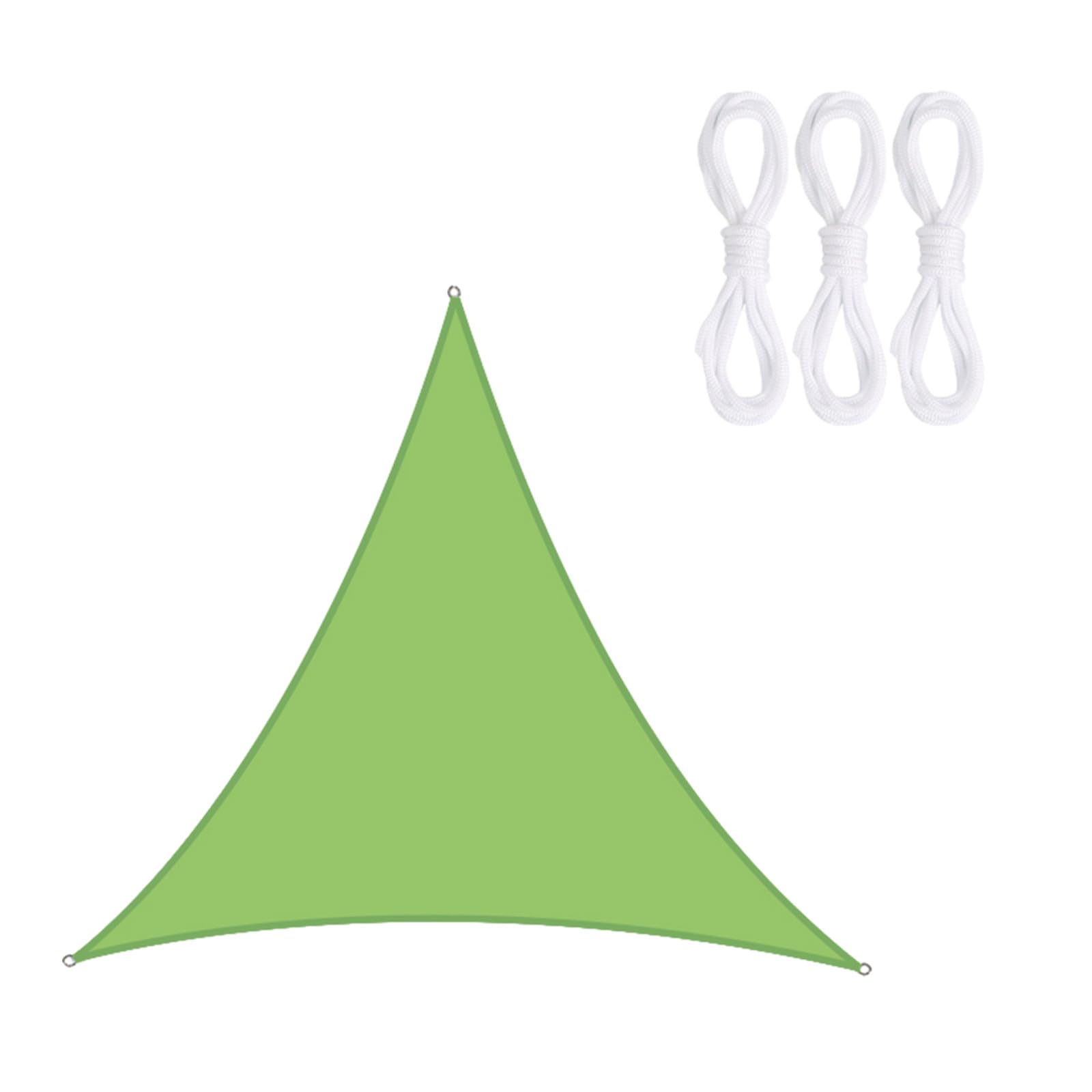 GLDYTVF Waterproof Triangular Awning with Eyelets - 3/4/5/6m Sun Shade for Balcony Patio & Garden UV & Wind Protection Tear-Resistant Weatherproof Camping Canopy Outdoor Shade Net (6x6x6m)