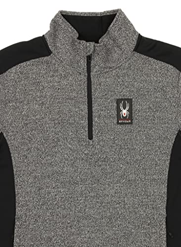 Spyder Outbound Quarter Zip Pullover Sweater, Charcoal Heather, Medium2