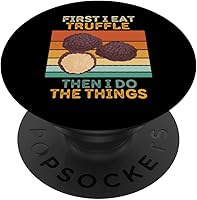 Vista 6 de First I Eat Truffle Then I Do The Things Vintage Truffle PopSockets MagSafe PopGrip for iPhone