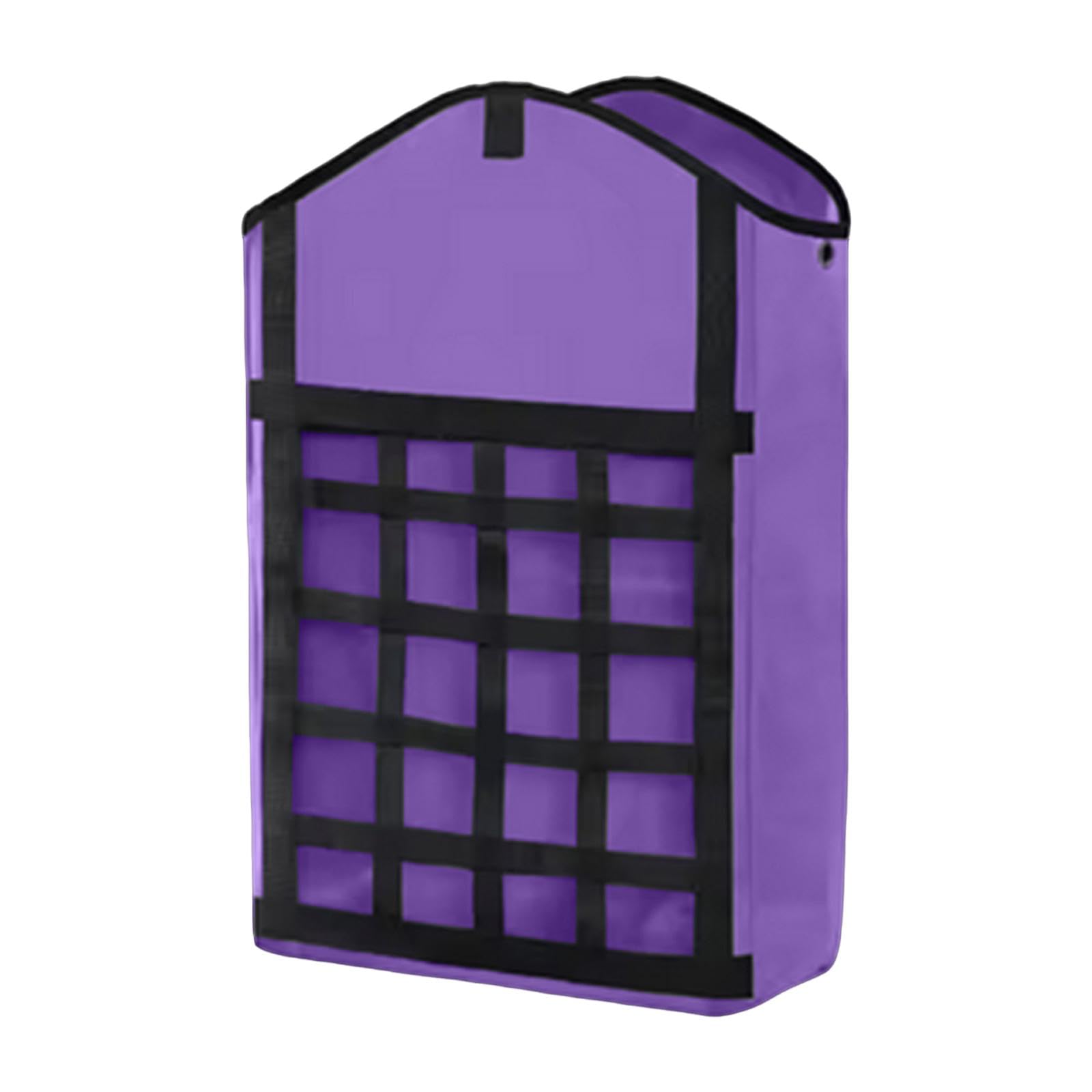 Horse Hay Bale Bag Heavy Duty Extra Large with Hay Nets for Goat Farm Stable Purple-image-42