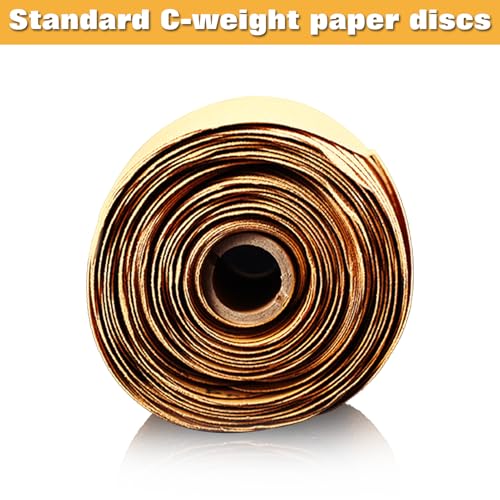 Image of SPEEDWOX 100 Pcs 80 Grit 5 inch Round Sanding Paper Roll Sanding Disc | Adhesive Back PSA Sticky Back, No Hole Stick and Sand, For Wood, Auto Body Repair, Marine, Paint, Metal and Plastics