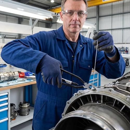 Alicates de seguridad de acero cromo vanadio con torsion de precision 4