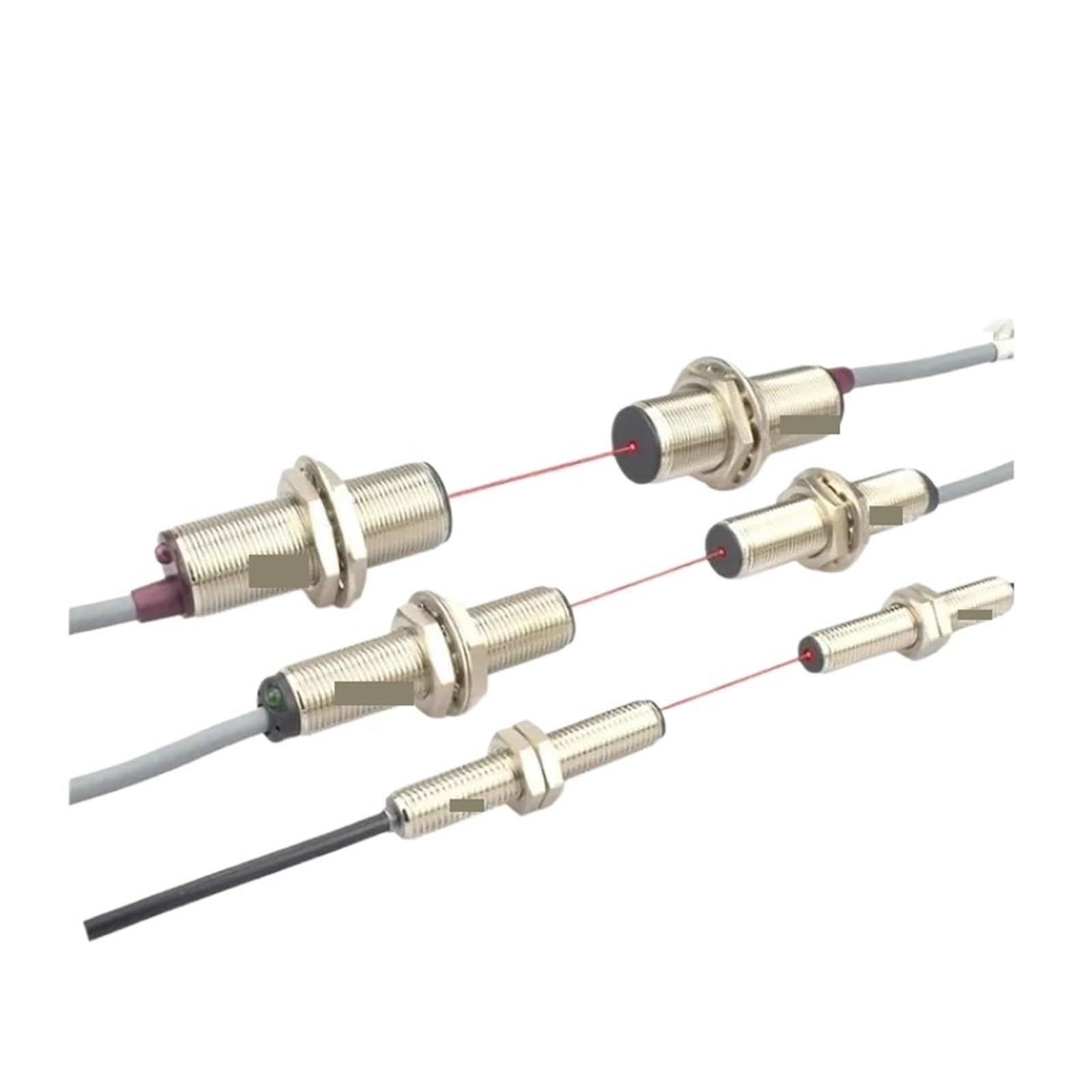 QAZXSEMUI M8 M12 M18 photoelectric Sensor Switch Nickel Plated Brass IP65