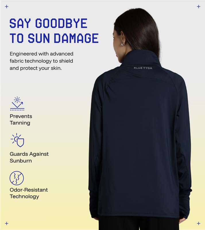 Image of Womens Sunscreen Jacket ICE Pro - UPF 50+ Cooling Jacket for Men & Women|Cool Rush Pro Tech,UV Protection,Breathable,Sweat-Wicking, Anti-Microbial, Lightweight Sun Hoodie for Outdoor Sports & Travel