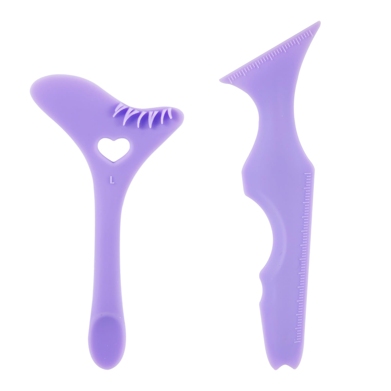 2 Plantilla Eyeliner, Herramienta de Delineador de Ojos con Alas de Silicona Sello de Pestañas Herramienta Maquillaje de Ojos para Delineador de Ojos Pestañas Cejas Línea de Labios