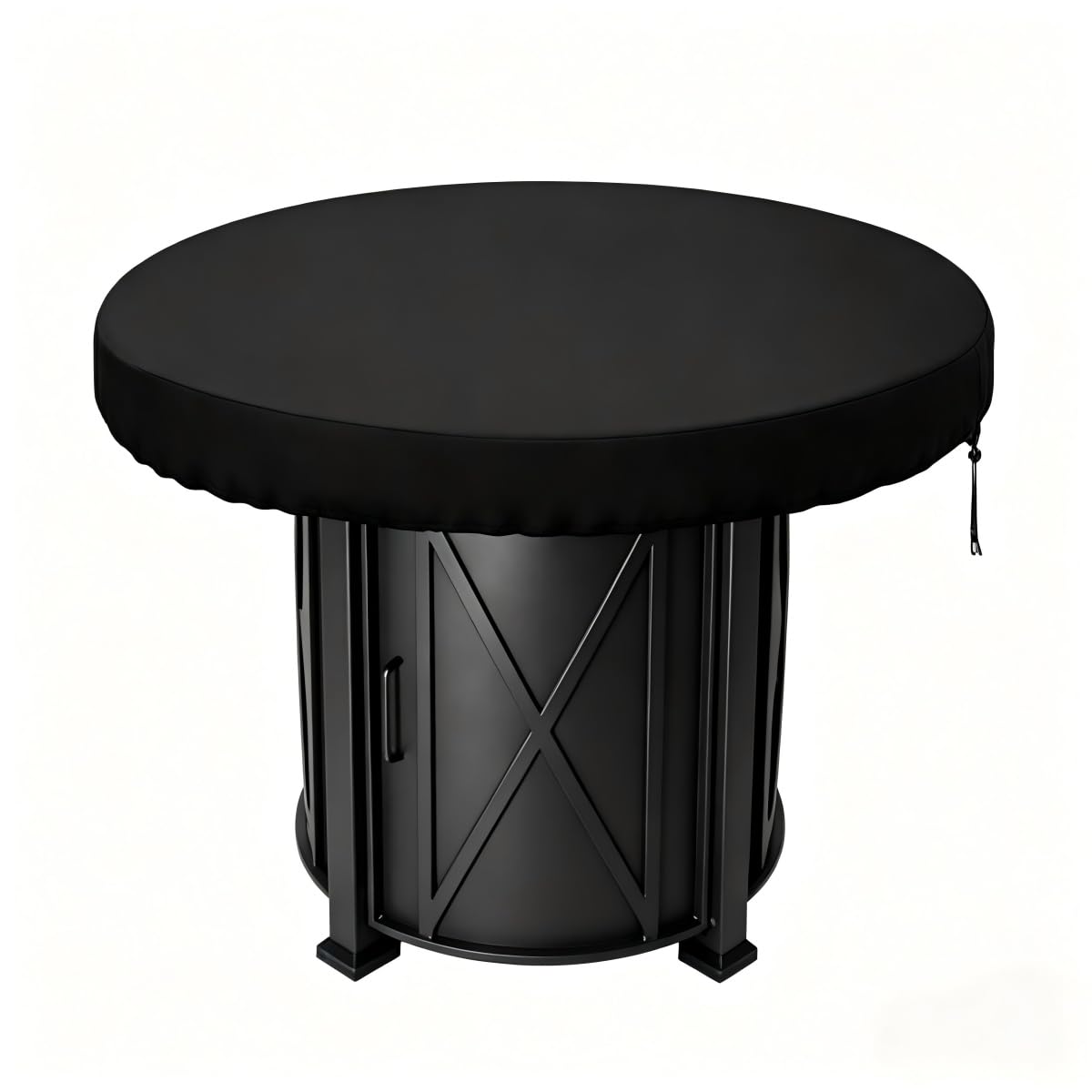 Housse De Protection pour Plaque De Feu 100 Cm Oxford Anti-UV Etanche 420D Barbecue Exterieur Noir
