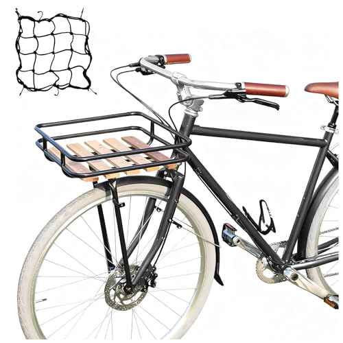 WAIZY 自転車 カゴ ロードバイク ネット付属 大型 軽量 着脱式 クロスバイク (28インチ)