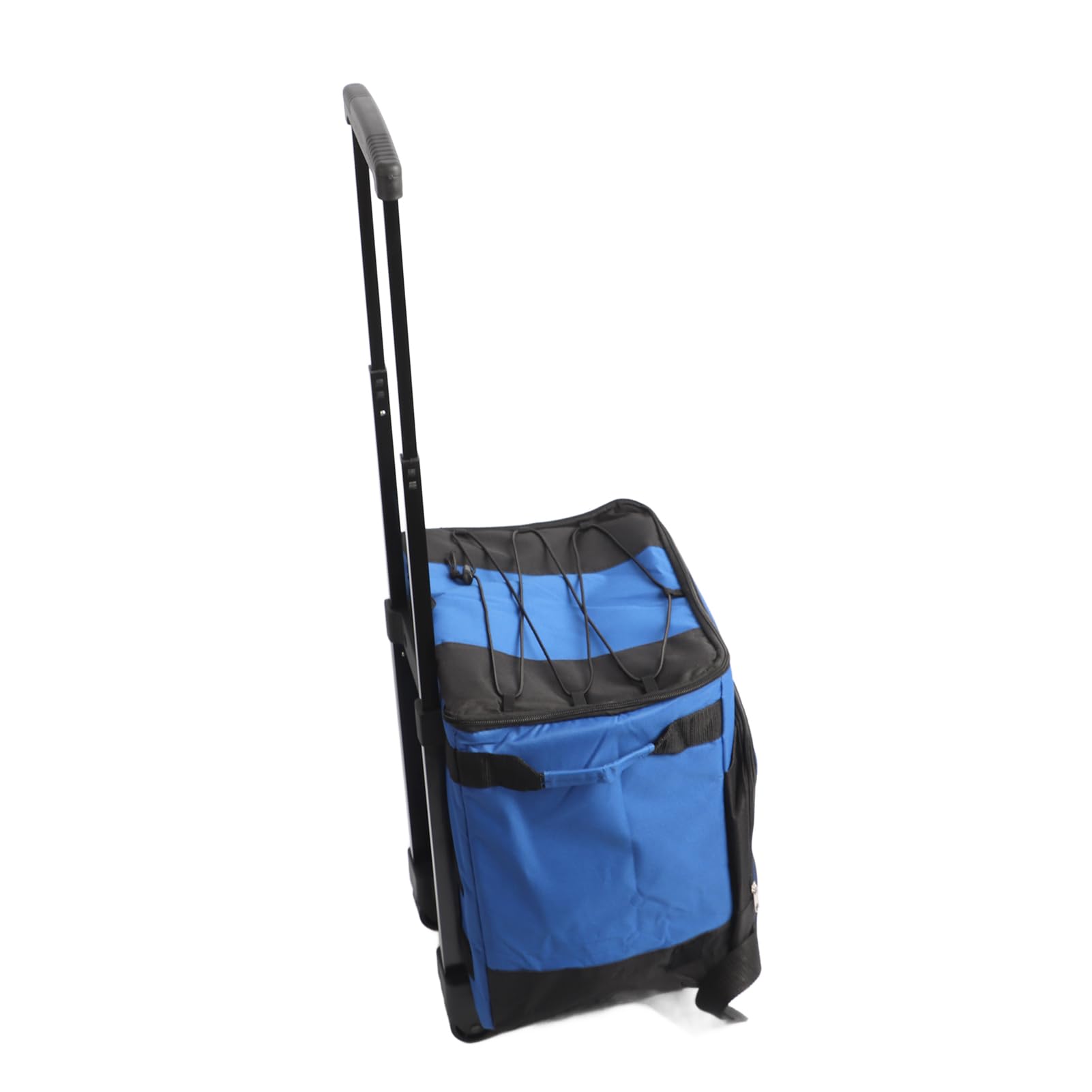 Glacière Roulante Portable 35 L en Aluminium étanche pour Camping, Pêche, Plage Bleu