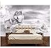 Produktbild WH-PORP Custom 3D tapete Murals Mood Personality Tv Background Wall Wolf Siberian-400x260cm