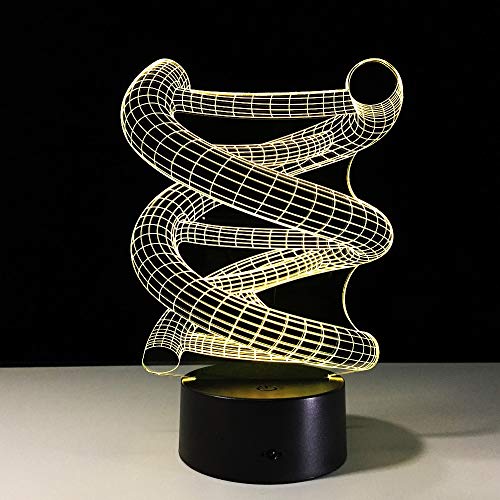 Decorazione domestica lampadina luce colore tavolo da notte illusione camera da letto bambini ragazzo bar caffetteria decorazione giocattolo regalo