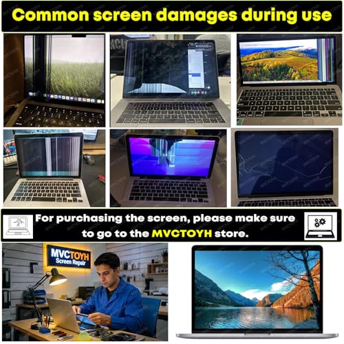 Image of A2681 M2 Screen Replacement for MacBook Air M2 A2681 | EMC 4074 Retina 2022 Year Full LCD Screen Display Assembly MLY33 MLY43 MLY33LL /A MLY43LL /A (Midnight)