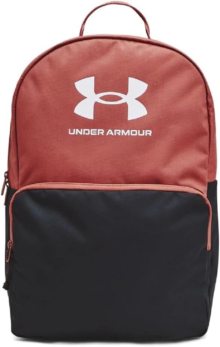 Under Armour Unisex Gravel/Black Loudon Backpack, 25L, 15.6 Cm Laptop Compartment, Water-Resistant,