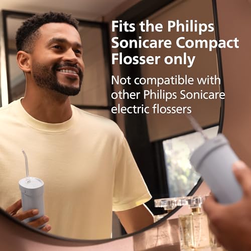 Philips Sonicare Genuine Replacement Nozzles for Compact Flosser, N1 Standard and N2 Comfort 2-Pack, HX3072/00 - image 7
