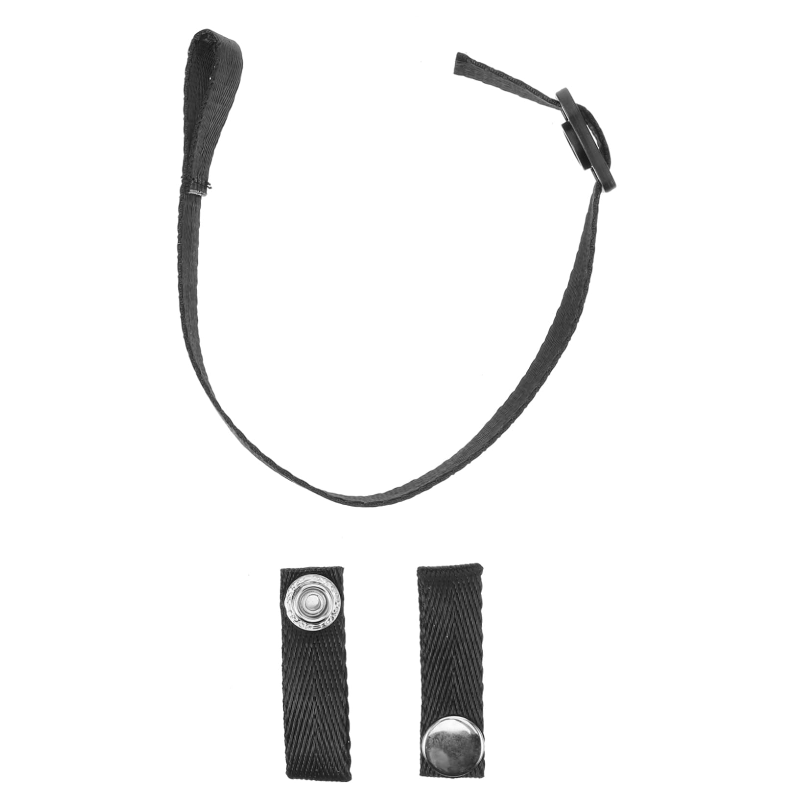 Toyvian Correa De Barbilla para Deportes Protector Reemplazo Correa De Repuesto para La Barbilla De Hockey Casco Mentón Acolchado Banda Accesorios Black Poliéster