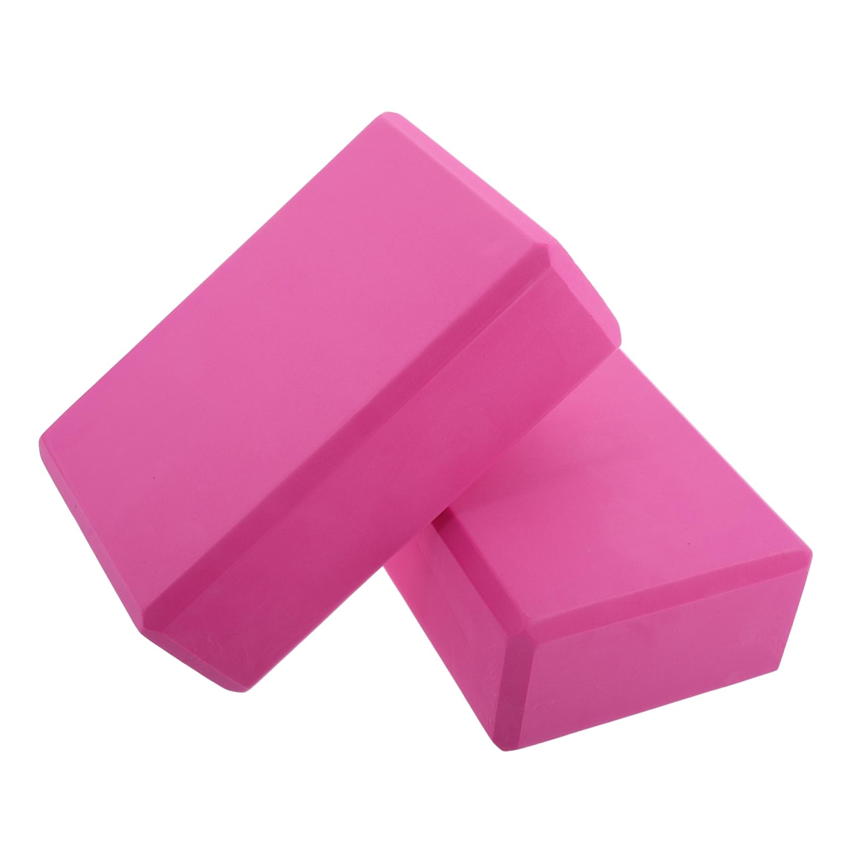 Sosoport 2pcs Eva Non-slip Yoga Blocks High-density Exercise Blocks Yoga Training Support Bricks for Flexibility Balance
