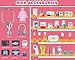 Doctor Kit for Toddlers - Deluxe Pretend Play Medical Cart Toy Set with Stethoscope ,Thermometer,Doctor Costume & Carry Bag - Educational Role Play Gift for Kids Boys & Girls Ages 3 4 5（Pink）