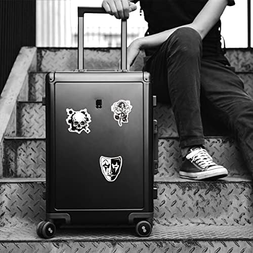 Jagowa 100 Pieces Vinyl Waterproof Decorations Stickers for Phone Laptop Suitcase Cabinet (Gothic)