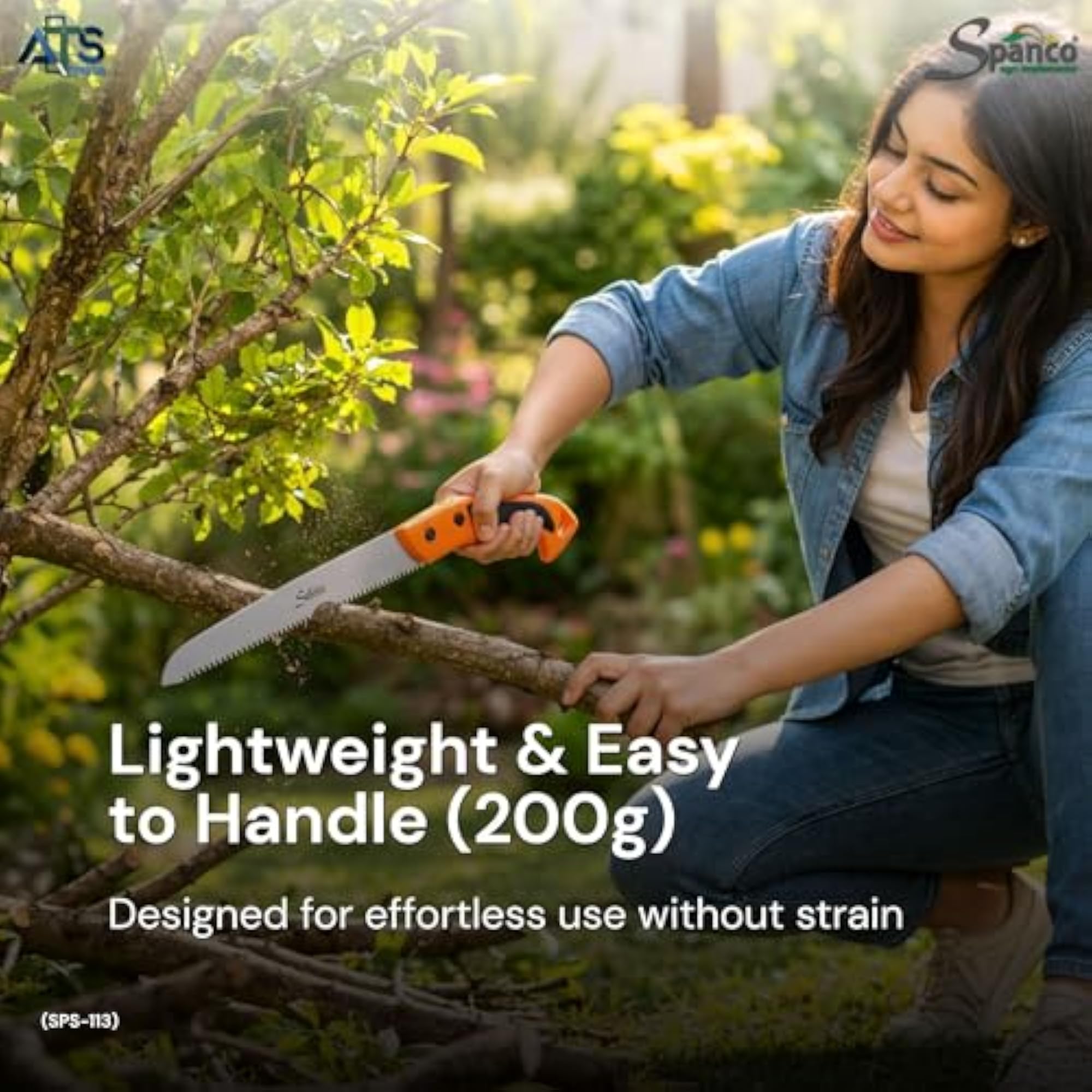 Pruning Saw with Stainless Steel Double Action Teeth