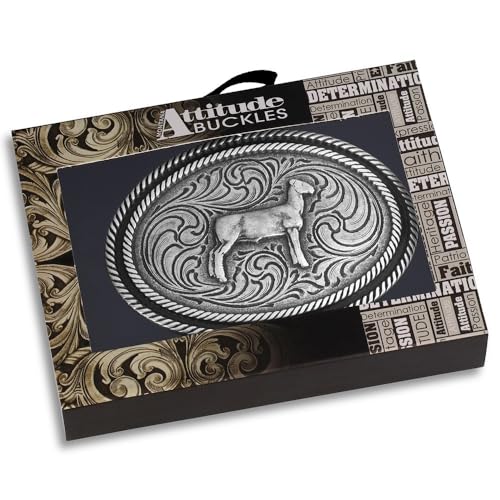 Image of Montana Silversmiths Outdoor Wildlife Series Attitude Western Belt Buckle