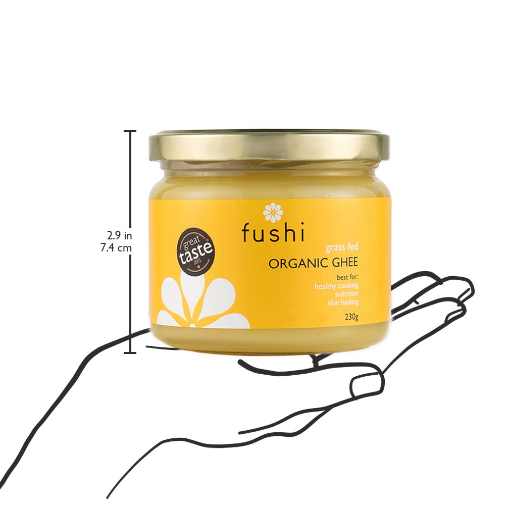Fushi Organic Ghee 230g Organic Certified English Ghee Vegetarian