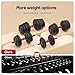 Adjustable Weights Dumbbells Set, Free Weights Workout Equipment Used as Barbell/Kettlebells/Push up Stand, Fitness Workout Equipment for Home Gym for Youth,Women/Men, 20lb (10lb*2)