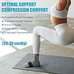 NEENCA Medical Compression Socks for Women & Men Circulation, Ankle Compression Stockings for Pain Relief, Plantar Fasciitis, Swelling, Neuropathy, Runner, Nurses, Travel, Pregnancy, Flying,20-30 mmHg - Image 5