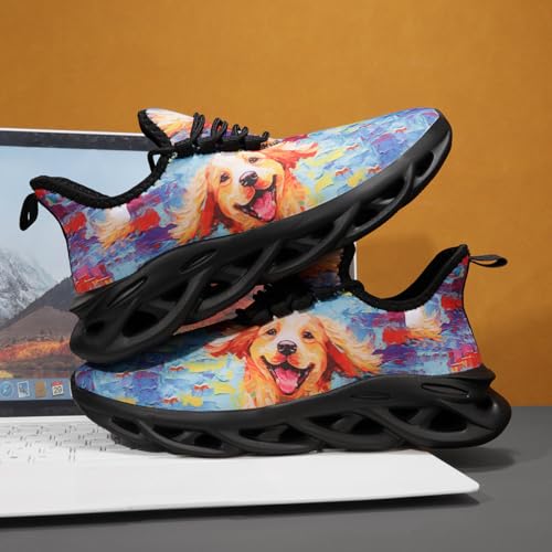Image of DLWKIPV Men Running Shoes Men's Tennis Shoes Lightweight Breathable Fashion Sneakers Non Slip Workout Gym Shoes for Running