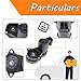 ‎LEVANLIGHT Rear Parking Hand Brake Caliper Servo Motor Handbrake Actuator Compatible for BMW M5 X3 Z4 f10 f11 528i 535i 640i 650i Replace# 34216791420 34216794618