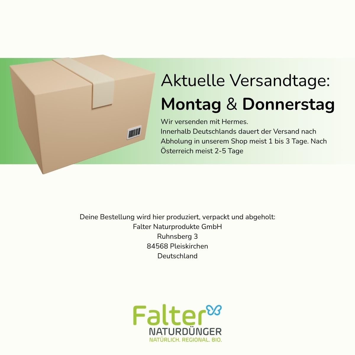Falter BIO Schafwolldünger mit KALI-Power 20 kg - Gemüse- & Hochbeetdünger und zum Pflanzen von Hecken und Rosen