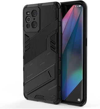 Microcase Oppo Find X3 Pro Matrix Serisi Armor Standl  Perfect Koruma K l f -Siyah