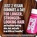 Boldify Hair Growth Gummies - Sugar-Free Biotin Gummies - Fast-Acting Vegan Vitamins for Skin, Nails, and Hair - 5000mcg Biotin/Serving, 30-Day Supply - Natural Strawberry Flavor