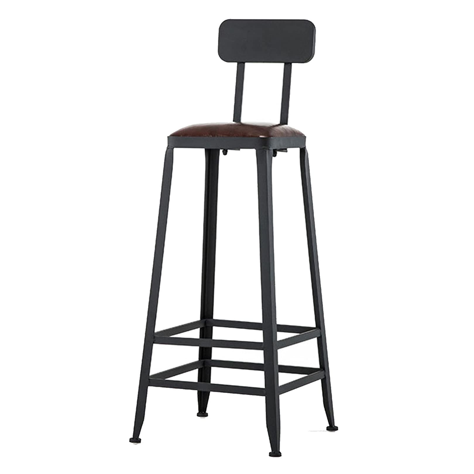 Tabourets de bar industriels marron rustique pour cuisine et comptoir chic