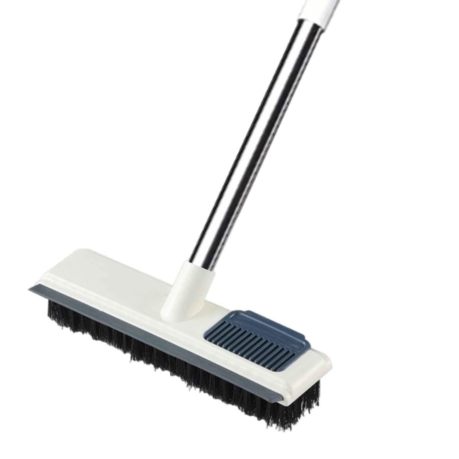 Floor Squeegee Broom Scrubbing Brush with Stiff Bristles for Home - Bathroom Cleaning, Shower Scrub Brush Cleaning Kitchen, Patio, Wall and Deck