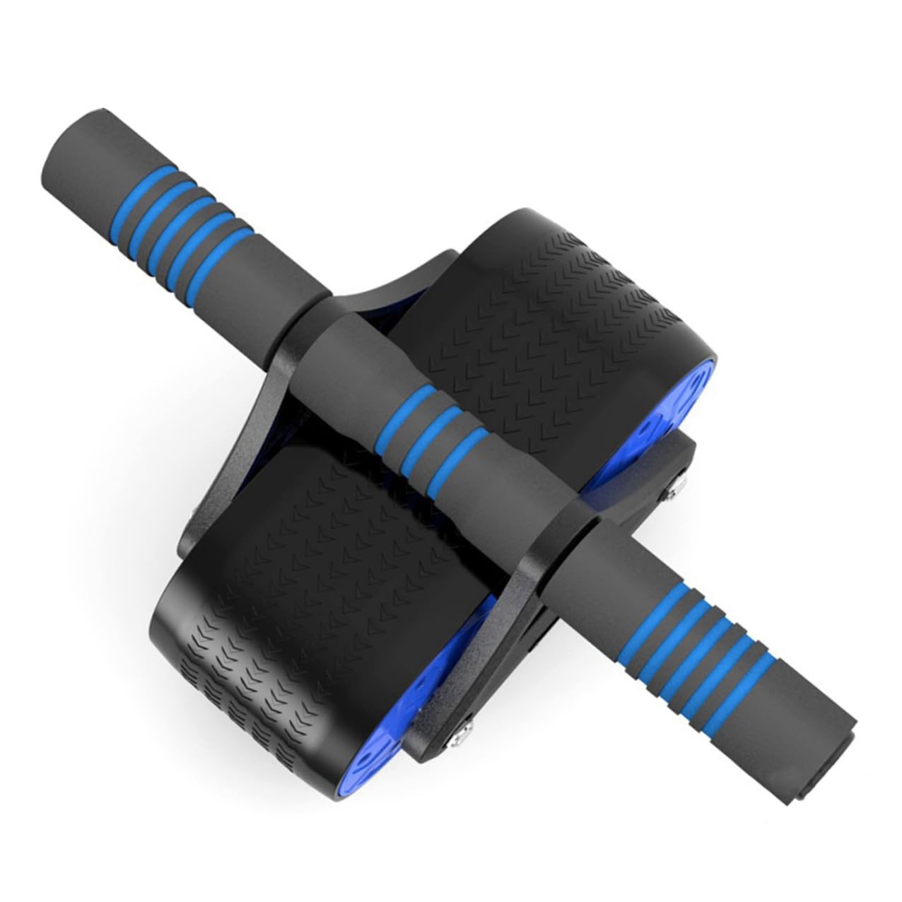 Ruota Addominale Fitness Abs Gomma Blu, Rullo Professionale | Tank Wheel Ispessita, Uso Quotidiano e Upper Body Workout, per Uomini e Professionisti