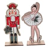 Idéal pour n'importe quelle pièce : décorations polyvalentes s'intègrent sans effort dans n'importe quelle pièce, ajoutant une touche festive aux manteaux, étagères ou dessus de table, ornements de en , figurine de princesse casse-noisette