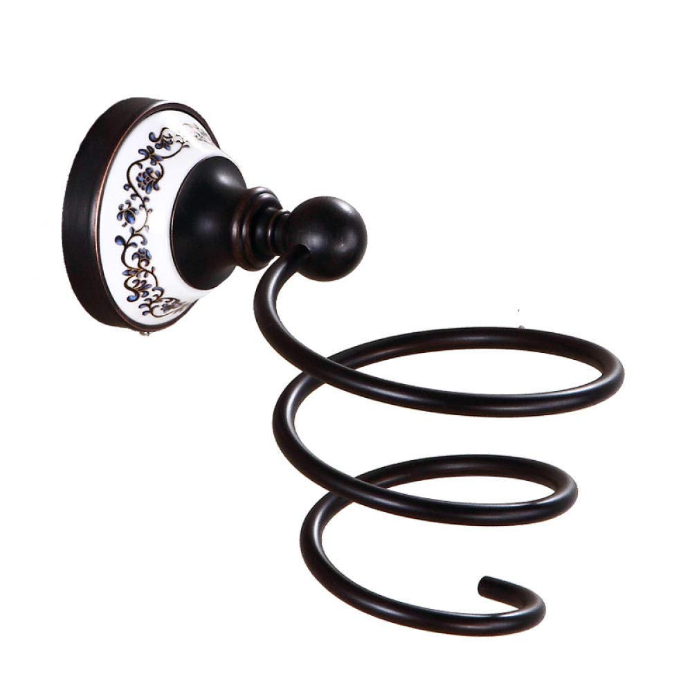Soporte for secador de pelo de pared, soporte for secador de pelo, estante for secador de pelo de cobre europeo, marco de conducto de aire for baño, estante for secador de pelo de hotel, estante for b
