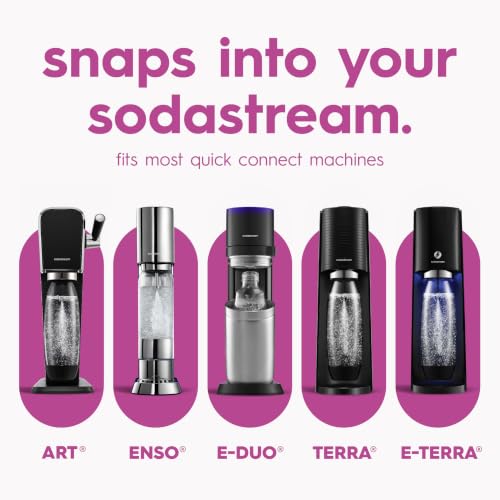 Image of sodastream Fizz & Go Cool, Stainless Steel Carbonated Water Bottle 0.9L, Insulated Metal Bottle for Sparkling Water, Compatible with TERRA, ART, ENSO & More in Guava Pink