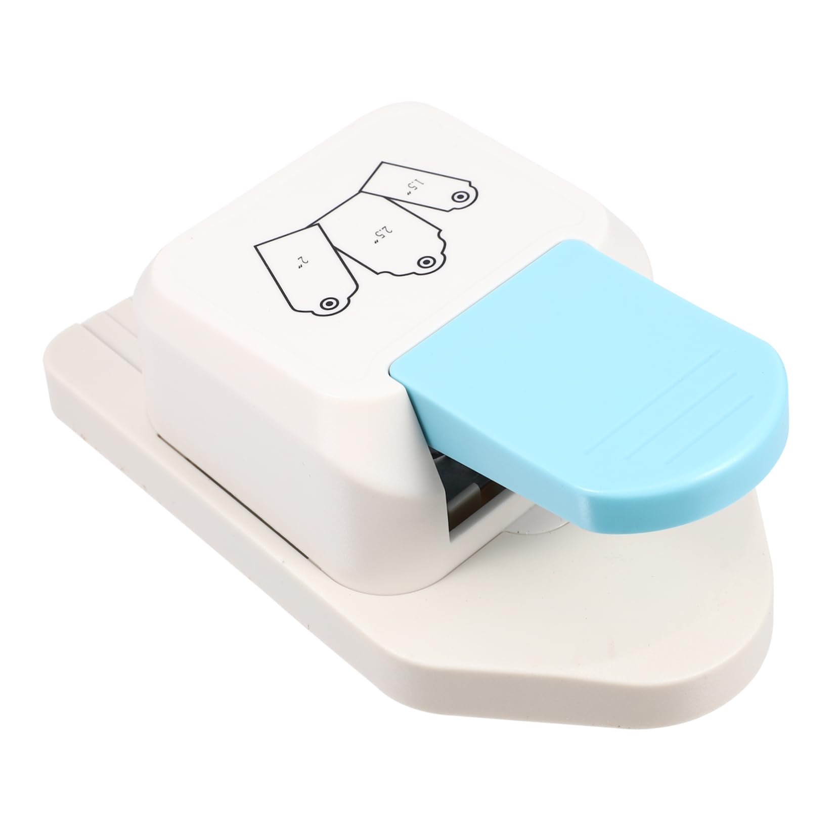 Máquina de Troquelado Manual Punzón de Palanca para Etiquetas Redondas Herramienta Resistente para Scrapbooking y Manualidades